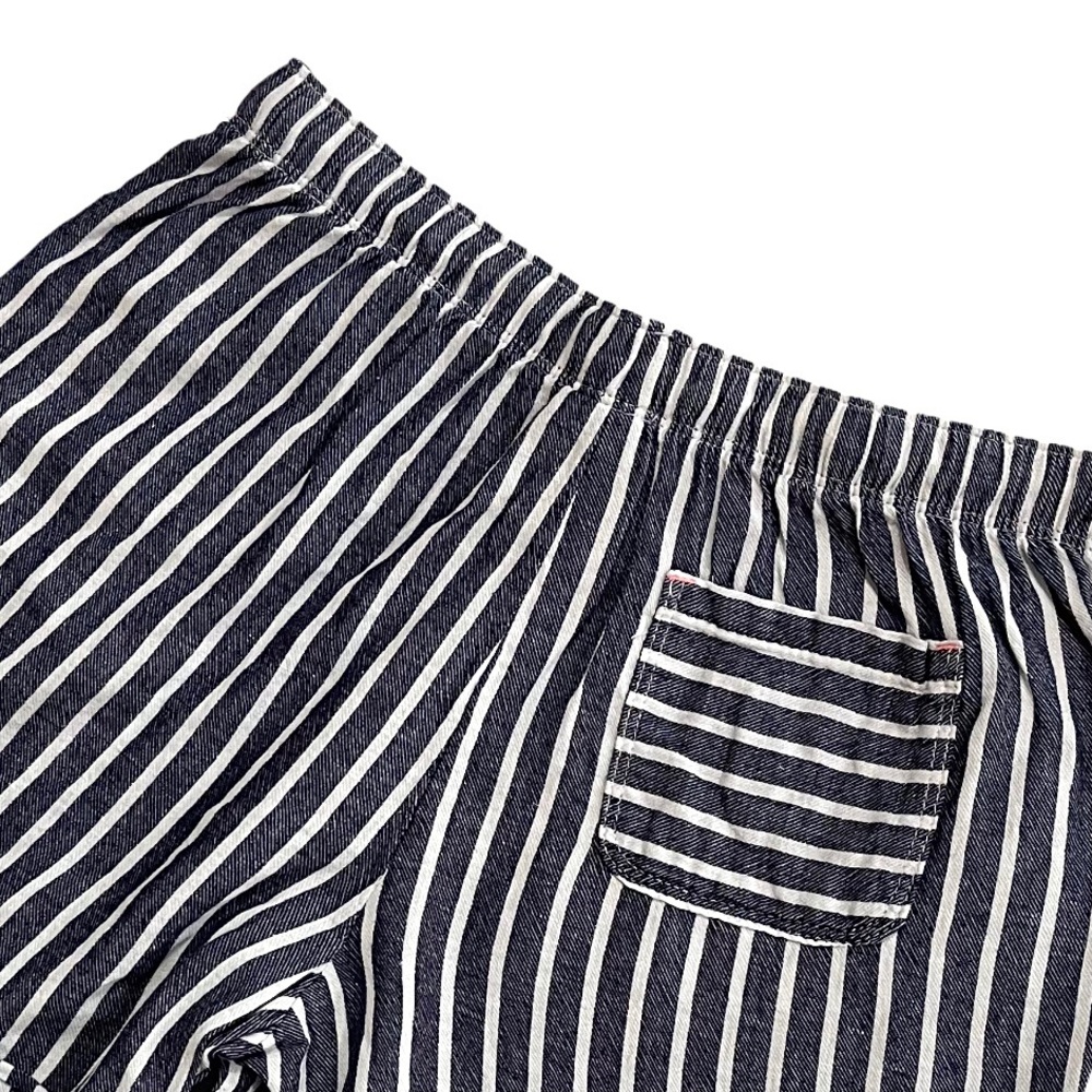 NWOT Girls Blue Sapphire Striped Drawstring Shorts - Picture 14 of 16